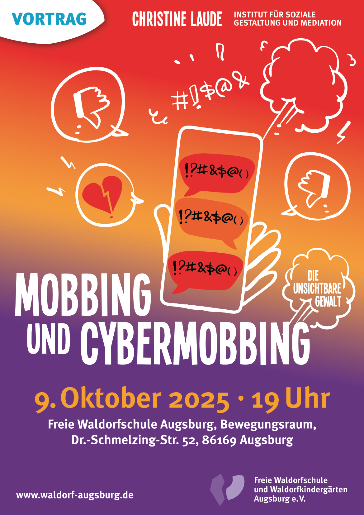 Mobbing und Cybermobbing – Vortrag von Christine Laude