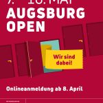 Augsburg Open 7. bis 10. Mai 2026 – wir öffnen unsere Türen